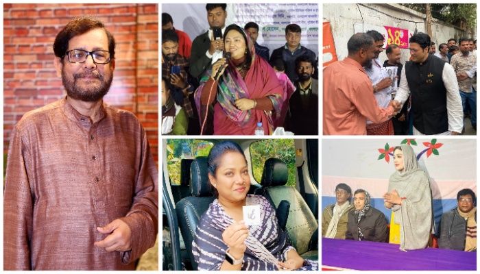 প্রচারের মাঠে ব্যস্ত রঙিন জগতের তারকারা