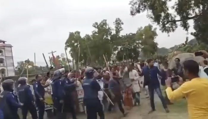 ময়মনসিংহে বিএনপি ও পুলিশের ধাওয়া-পাল্টা ধাওয়া, আহত ২০