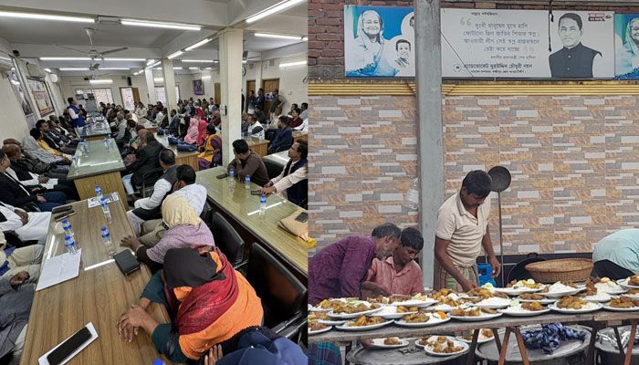 নৌকার প্রার্থীর বাসায় চেয়ারম্যান-মেম্বারদের মধ্যাহ্নভোজ, পেলেন বকশিশ
