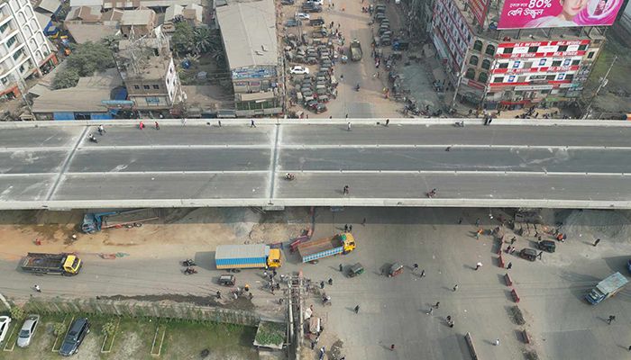 ভোগান্তি কমাতে খুলল ভোগড়া ফ্লাইওভার
