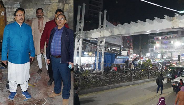 নিরাপদে রাস্তা পারাপারে নির্মাণ হচ্ছে ১০টি ফুট ওভারব্রিজ