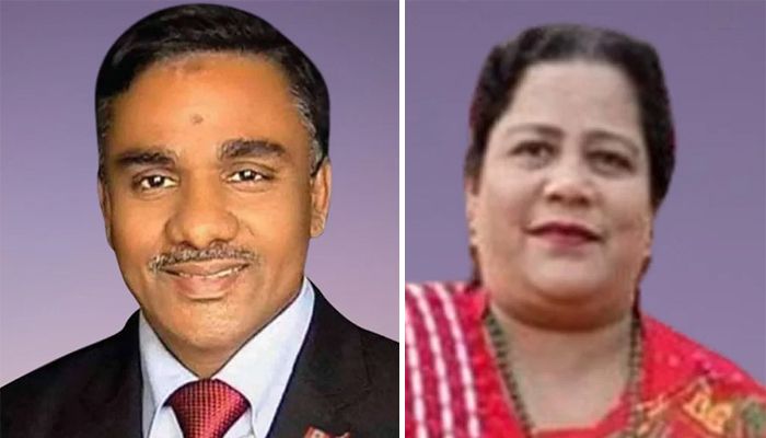 স্বামী লাঙ্গলের প্রার্থী, স্ত্রী ভোট চাইলেন নৌকায়