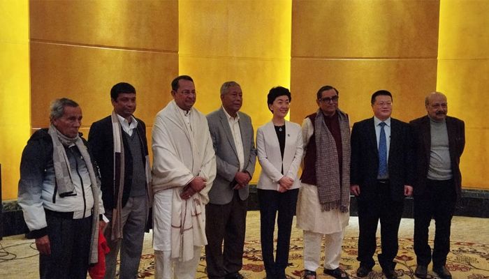 চীনা কমিউনিস্ট পার্টির ভাইস মিনিস্টারের সঙ্গে বামপন্থি নেতাদের বৈঠক