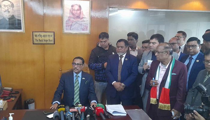 নতুন নির্বাচন দাবিকে ‘মামাবাড়ির আবদার’ বললেন ওবায়দুল কাদের