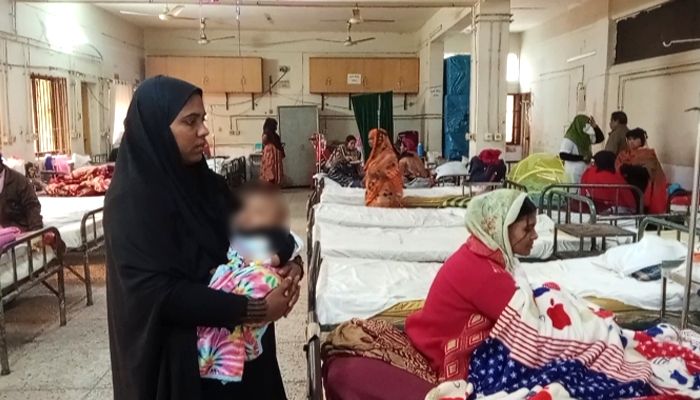 নাটোরে শীতজনিত রোগে আক্রান্ত হচ্ছে শিশুরা