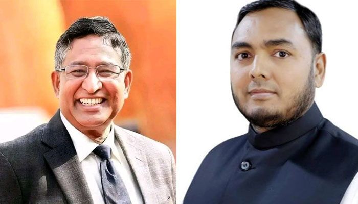 সাবেক কৃষিমন্ত্রী ড. আব্দুর রাজ্জাক ও বাণিজ্য প্রতিমন্ত্রী আহসানুল ইসলাম টিটু। প্রবা ফটো