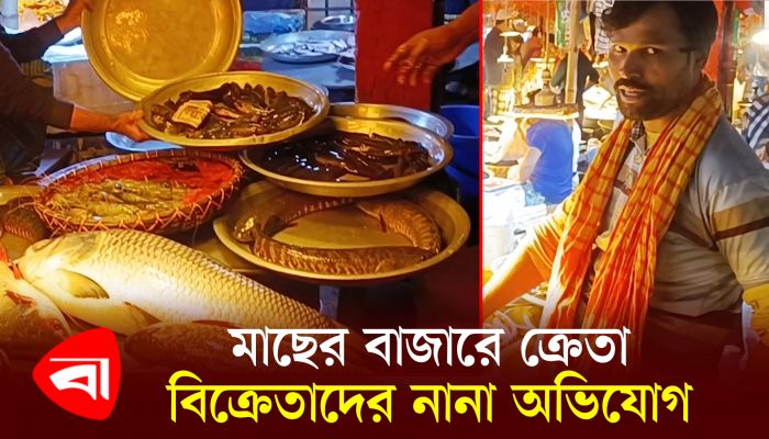 মাছের বাজারে ক্রেতা-বিক্রেতাদের নানা অভিযোগ