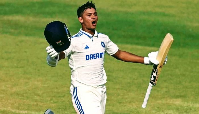 জয়সওয়ালের সেঞ্চুরিতে ভারতের দিন