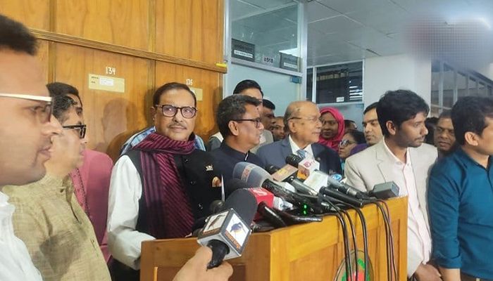 রাজনৈতিক কারণে হেরে যাওয়া প্রার্থীদের সংরক্ষিত আসনে মনোনয়ন : ওবায়দুল কাদের
