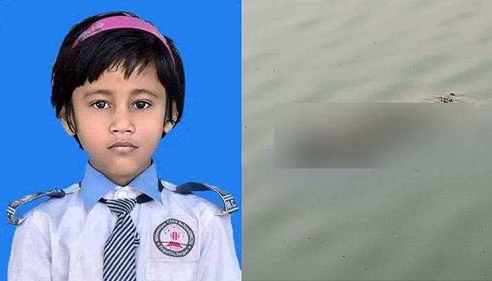 নিখোঁজের দুইদিন পর পুকুরে ভেসে উঠে উম্মে হাবিবার মরদেহ। প্রবা ফটো