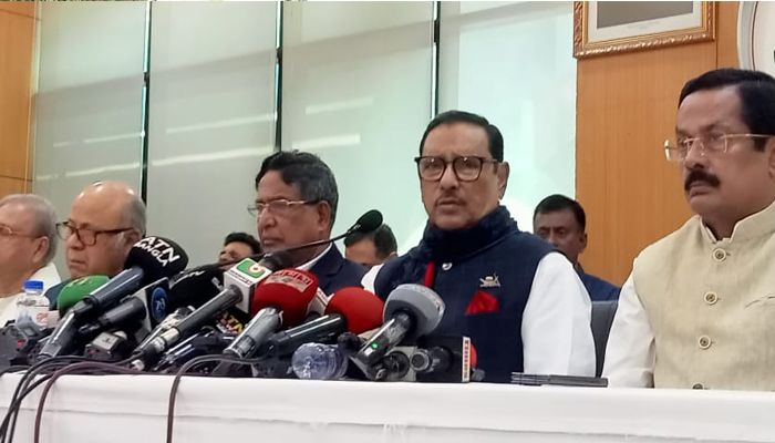 সংরক্ষিত আসনে মনোনয়ন না পাওয়াদের ধৈর্য ধরার আহ্বান ওবায়দুল কাদেরের