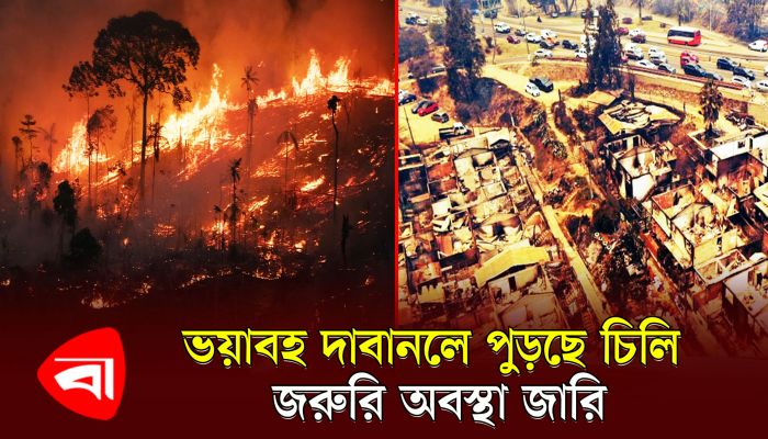 ভয়াবহ দাবানলে পুড়ছে চিলি, দেশজুড়ে জরুরি অবস্থা জারি