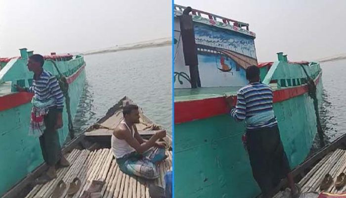 পদ্মায় আমদানি পণ্য নিয়ে ছয় দিন ধরে ভাসছে বলগেট