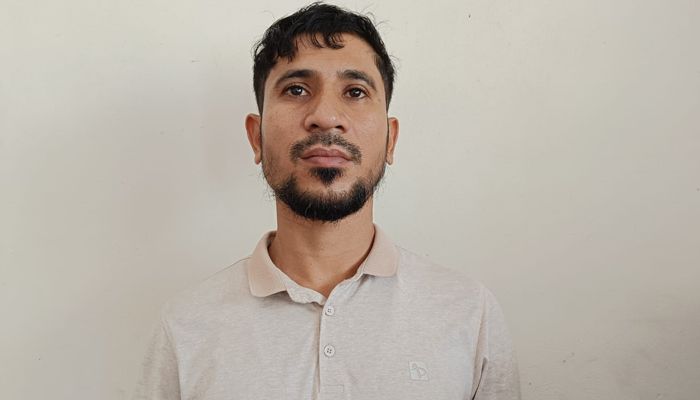 পাহাড়কেন্দ্রিক অপহরণ চক্রের একটি বাহিনীর প্রধান ডাকাত শাহ আলম। ছবি: সংগৃহীত