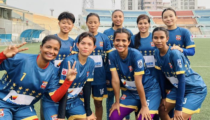 শামসুন্নাহারের ৫ গোল, ১৯-০ ব্যবধানে জয় নাসরিনের