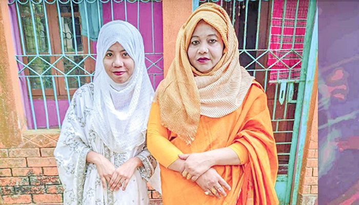 নুরুন্নাহার বেগম ও নাসরিন আক্তার। সম্পর্কে তারা মা ও মেয়ে। মা নুরুন্নাহার কারিগরি শাখা থেকে জিপিএ-৪ দশমিক ৫৪ পেয়েছেন। মেয়ে নাসরিন পেয়েছে জিপিএ-২ দশমিক ৬৭। প্রবা ফটো