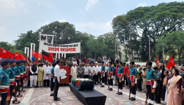 শেষ শয্যায় শায়িত হায়দার আকবর খান রনো
