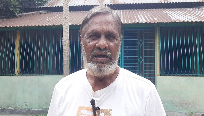 সংসদ সদস্য আনোয়ারুল আজিম আনার হত্যার সঙ্গে জড়িত সন্দেহে গ্রেপ্তার সেলেস্তি রহমানের দাদা বীর মুক্তিযোদ্ধা সেলিম মিয়া। প্রবা ফটো