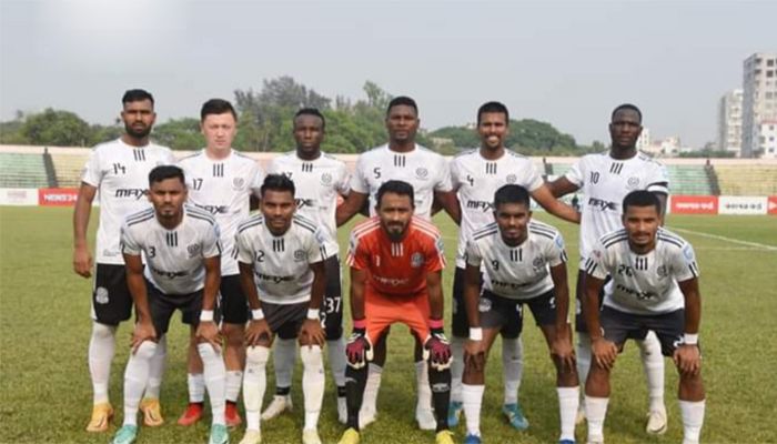 সেরা একাদশ নিয়েই এদিন মাঠে নামে মোহামেডান। ছবি : ফেসবুক