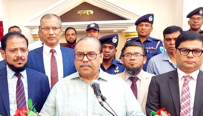 মৌলভীবাজারে ন্যায়কুঞ্জের উদ্বোধন করলেন প্রধান বিচারপতি