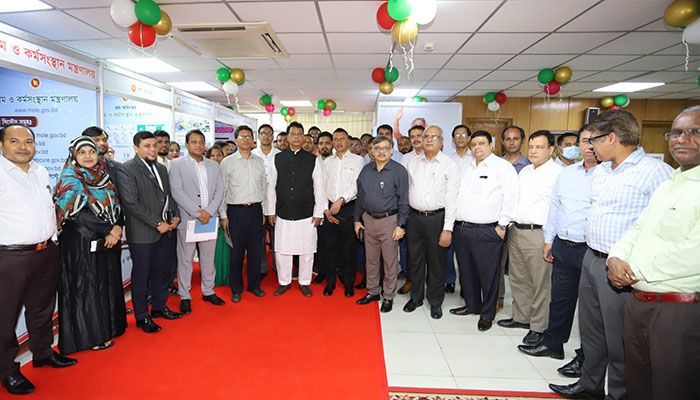 শ্রম ও কর্মসংস্থান মন্ত্রণালয়ের আয়োজনে ইনোভেশন শোকেসিং অনুষ্ঠিত