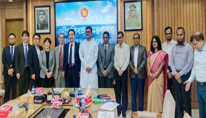নৌপ্রতিমন্ত্রীর সঙ্গে জাইকার প্রতিনিধিদলের সাক্ষাৎ