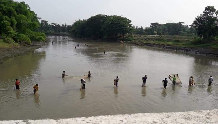 মাছ ধরার উৎসবে মেতেছে রাঙ্গুনিয়াবাসী