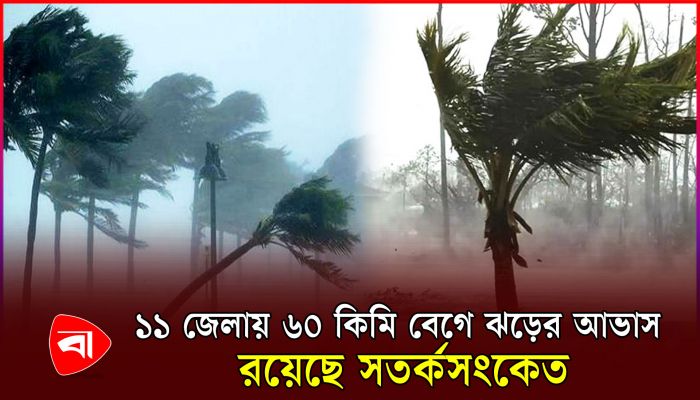 সন্ধ্যার মধ্যে ঝড়সহ বজ্রবৃষ্টির আশঙ্কা, যেসব জেলায় সতর্কসংকেত