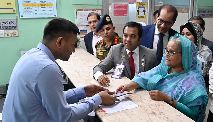শেখ ফজিলাতুন নেছা মুজিব মেমোরিয়াল হাসপাতালে প্রধানমন্ত্রীর স্বাস্থ্য পরীক্ষা 