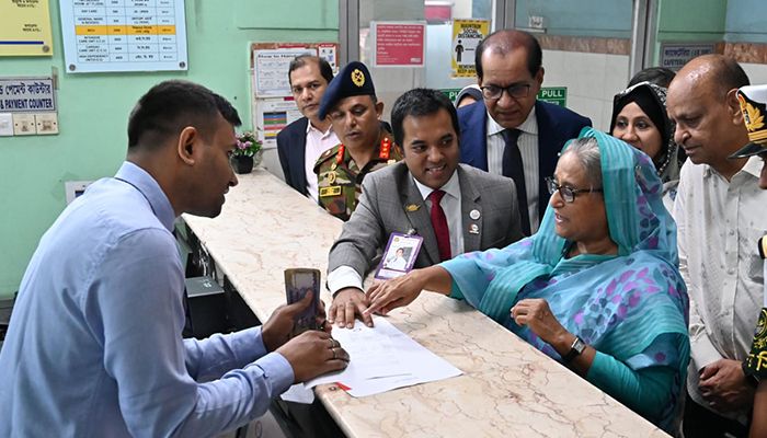 শেখ ফজিলাতুন নেছা মুজিব মেমোরিয়াল হাসপাতালে প্রধানমন্ত্রীর স্বাস্থ্য পরীক্ষা 