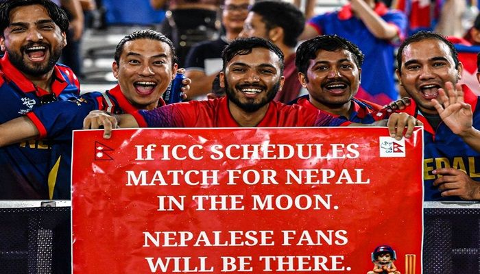 সমর্থনে চ্যাম্পিয়ন নেপাল