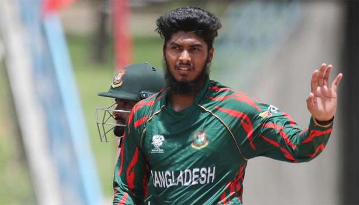 প্রথম বিশ্বকাপেই বাংলাদেশের সেরা রিশাদ