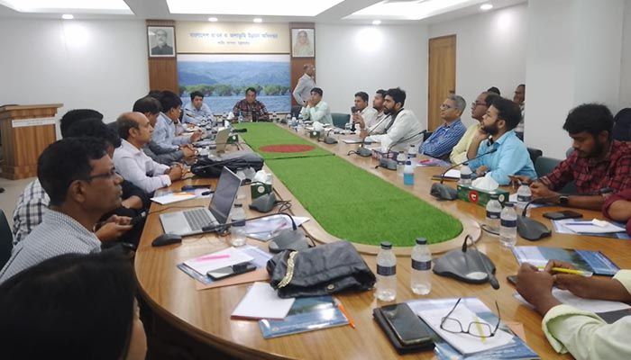 রবিবার বাংলাদেশ হাওর ও জলাভূমি উন্নয়ন অধিদপ্তর ও ‘আমরা নারী’ যৌথভাবে কর্মশালার আয়োজন করে। প্রবা ফটো