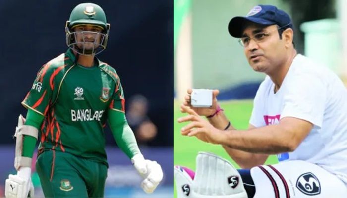 ফের সাকিবকে খোঁচা শেবাগের