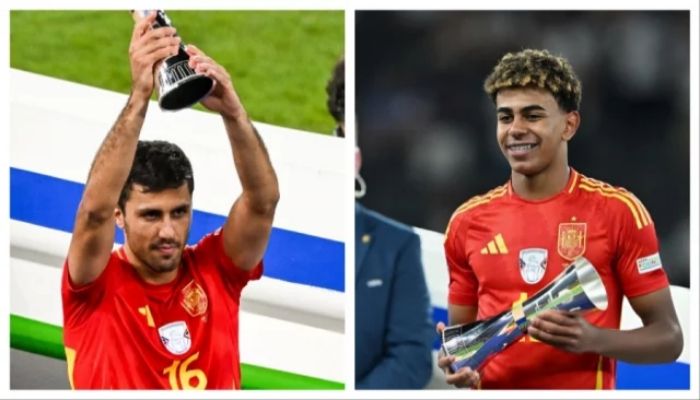 ইউরোর টুর্নামেন্ট সেরা রদ্রি, সেরা তরুণ ইয়ামাল