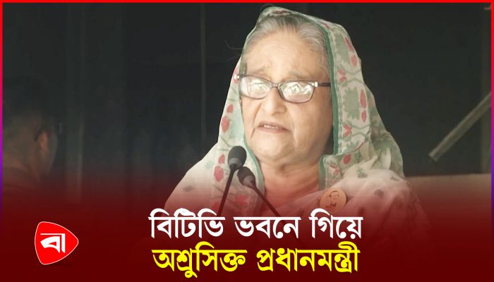 পাকিস্তানি হানাদাররাও টেলিভিশনে হাত দেয়নি : প্রধানমন্ত্রী
