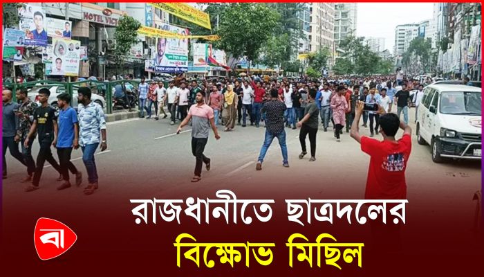 কোটাবিরোধী আন্দোলনে ছাত্রলীগের হামলার প্রতিবাদে বিক্ষোভ