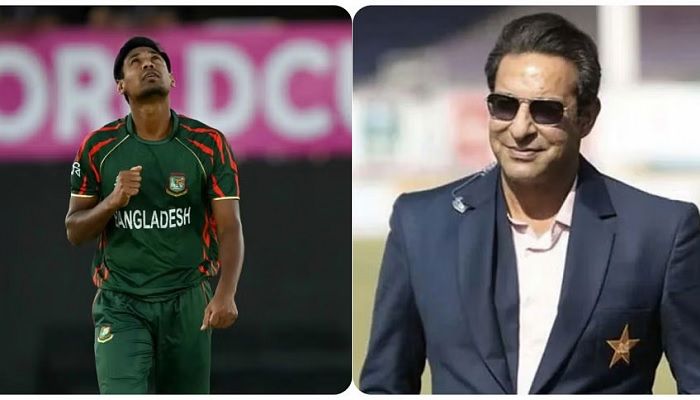মুস্তাফিজকে দশে সাত দিলেন ওয়াসিম আকরাম