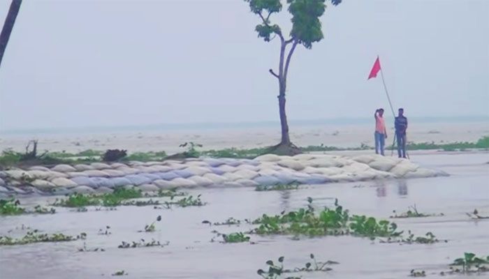 বগুড়ায় যমুনা নদীর পানি বিপদসীমার ১৯ সেন্টিমিটার ওপরে