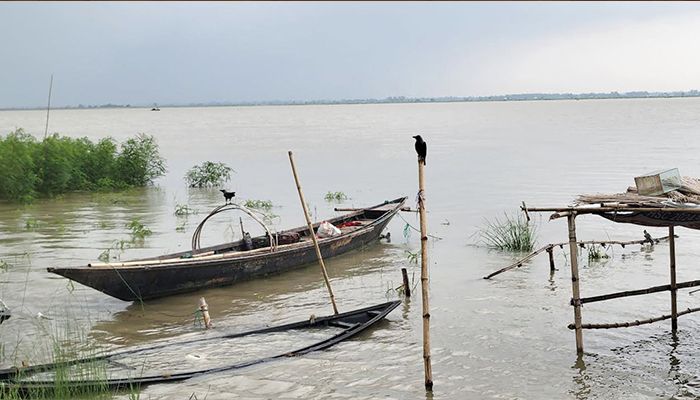রাজবাড়ীতে সব নদ-নদীর পানি বেড়েছে, গোয়ালন্দে বিপদসীমা ছাড়িয়েছে