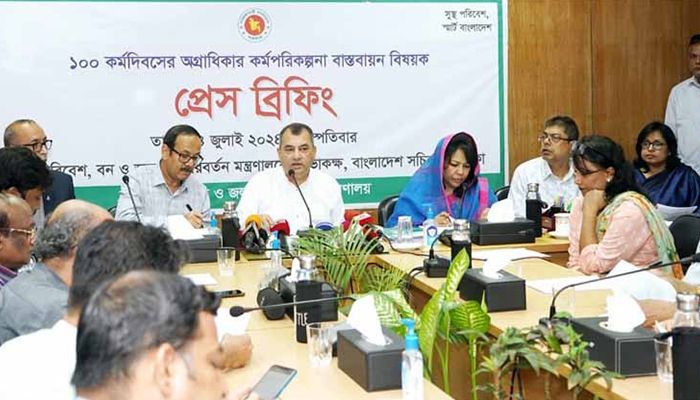 শত কর্মদিবসের পরিকল্পনার ৭৮ শতাংশ বাস্তবায়িত : পরিবেশমন্ত্রী