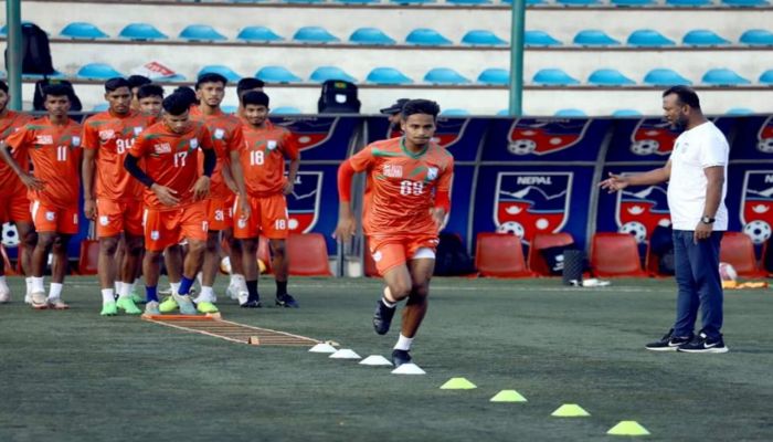 শেষ সময়ের প্রস্তুতি গতকাল সেরেছে বাংলাদেশ, আজ বিকালে শিরোপার মঞ্চে ওঠার লড়াই— বাফুফে