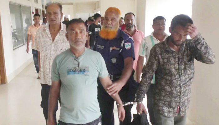 নড়াইলের সাবেক জেলা পরিষদের চেয়ারম্যানসহ ৬ জন কারাগারে 