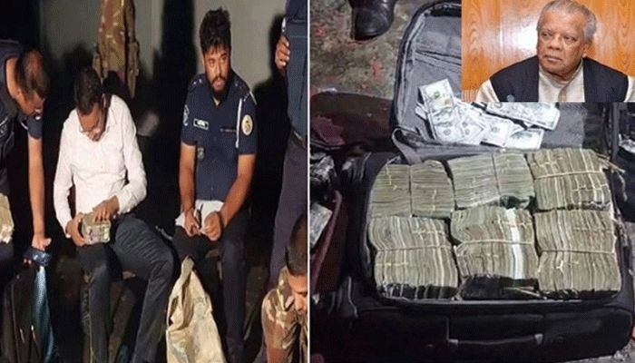 আমুর বাসা থেকে চার বস্তা পোড়া টাকা ও ডলার উদ্ধার 