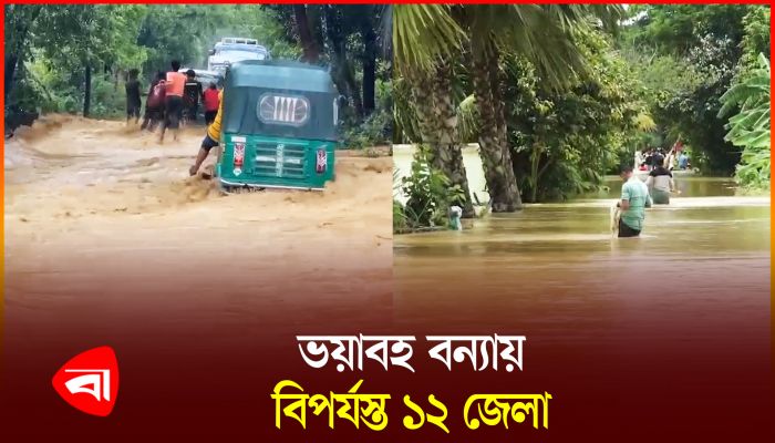 দুর্গত এলাকায় খাদ্য ও বিশুদ্ধ পানির সংকট