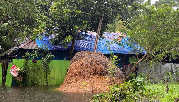 নোয়াখালীর প্রত্যন্ত এলাকায় স্বাস্থ্য ঝুঁকির পাশাপাশি ক্ষুধার্ত অধিকাংশ শিশু