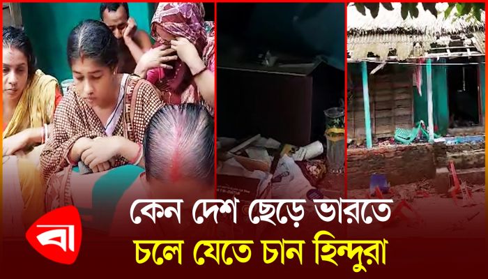 সাতক্ষীরায় হিন্দু ধর্মাবলম্বীদের বাড়িতে হামলা-ভাঙচুর