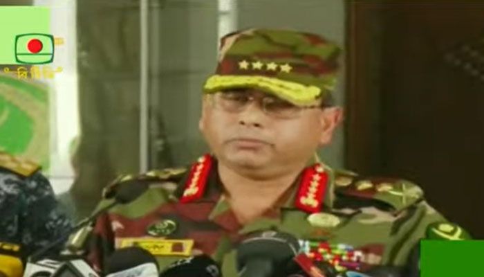 অন্তর্বর্তীকালীন সরকার দেশ চালাবে : সেনাপ্রধান 