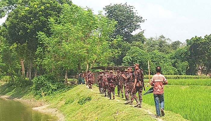 বিজিবি-বিএসএফের বৈঠকের পর বন্ধ কাজ
