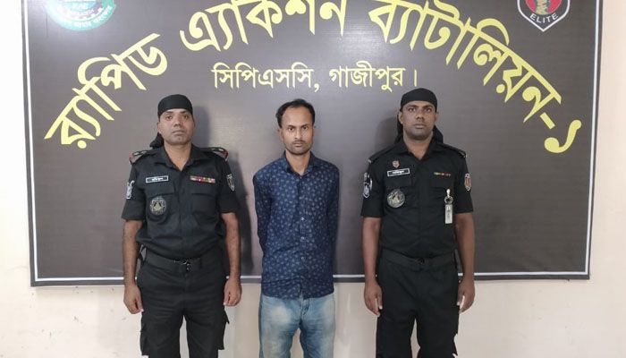 গাজীপুরে স্ত্রীকে হত্যার ঘটনায় স্বামী গ্রেপ্তার
